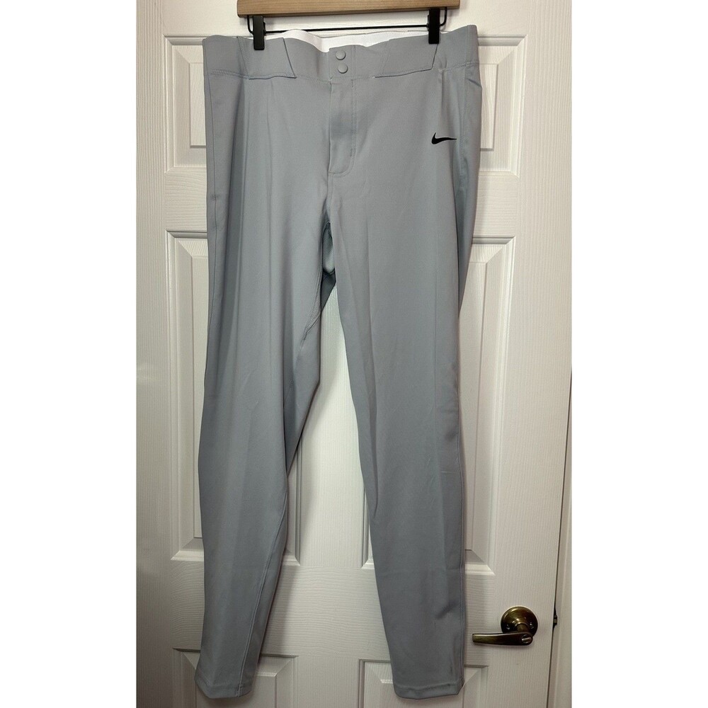 Size L Nike Vapor Premier Dri-FIT ADV Men’s Baseball Pants Gray FZ1377-012 NEW